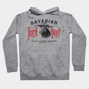 Bavarian Bock Beer Retro Defunct Breweriana Hoodie